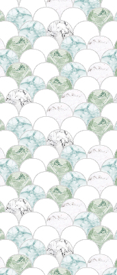 Rolgordijn verduisterend Halve cirkel