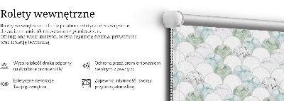 Rolgordijn verduisterend Halve cirkel