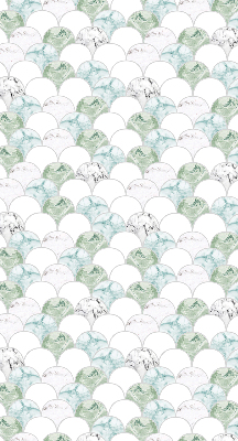 Rolgordijn verduisterend Halve cirkel