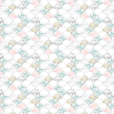 Rolgordijn voor het raam Kleurrijke schubben