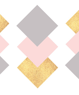 Rolgordijn voor het raam Overlappende vierkanten