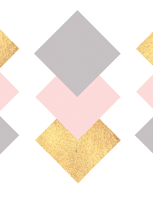 Rolgordijn voor het raam Overlappende vierkanten