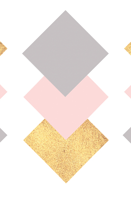 Rolgordijn voor het raam Overlappende vierkanten