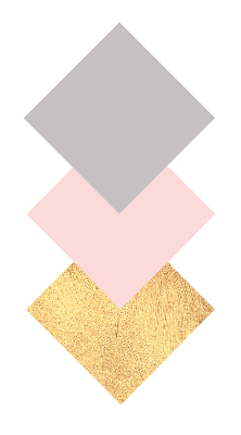 Rolgordijn voor het raam Overlappende vierkanten