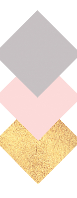 Rolgordijn voor het raam Overlappende vierkanten