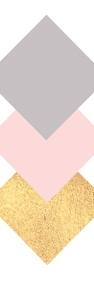 Rolgordijn voor het raam Overlappende vierkanten