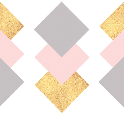 Rolgordijn voor het raam Overlappende vierkanten