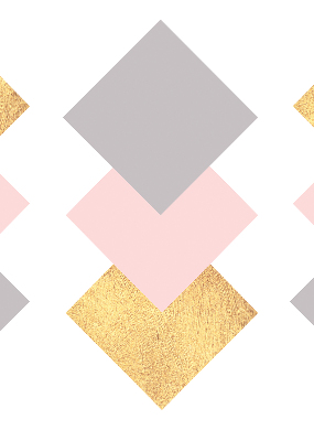 Rolgordijn voor het raam Overlappende vierkanten