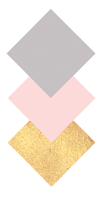 Rolgordijn voor het raam Overlappende vierkanten