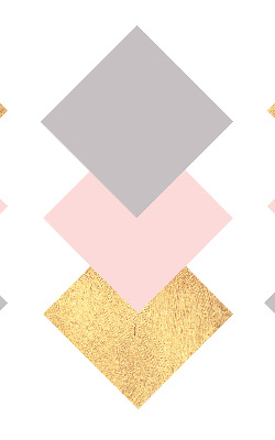 Rolgordijn voor het raam Overlappende vierkanten