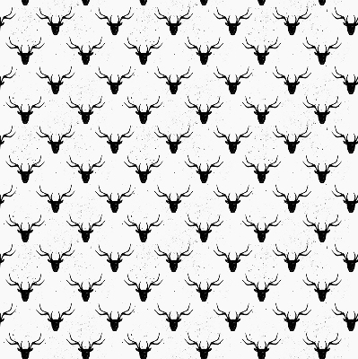 Rolgordijn verduisterend Zwarte hertenkoppen