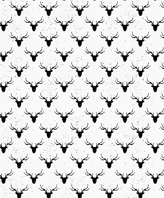 Rolgordijn verduisterend Zwarte hertenkoppen