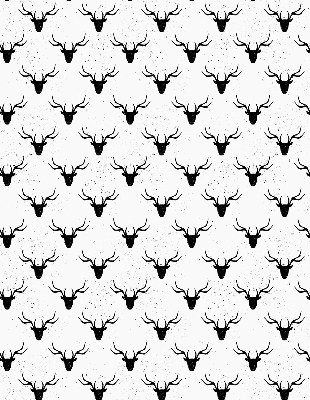 Rolgordijn verduisterend Zwarte hertenkoppen