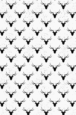 Rolgordijn verduisterend Zwarte hertenkoppen