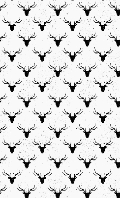 Rolgordijn verduisterend Zwarte hertenkoppen