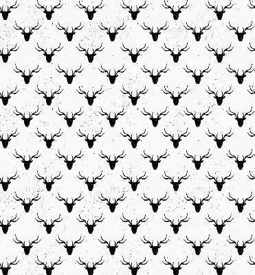 Rolgordijn verduisterend Zwarte hertenkoppen