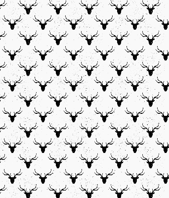 Rolgordijn verduisterend Zwarte hertenkoppen