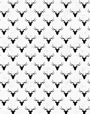 Rolgordijn verduisterend Zwarte hertenkoppen