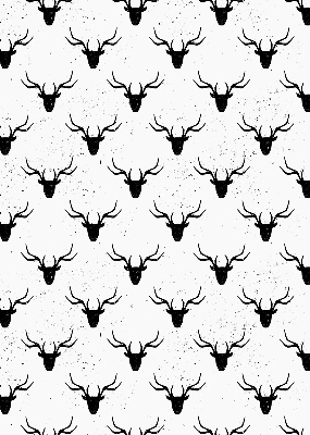 Rolgordijn verduisterend Zwarte hertenkoppen