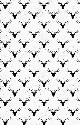 Rolgordijn verduisterend Zwarte hertenkoppen