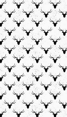 Rolgordijn verduisterend Zwarte hertenkoppen