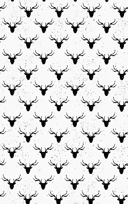 Rolgordijn verduisterend Zwarte hertenkoppen