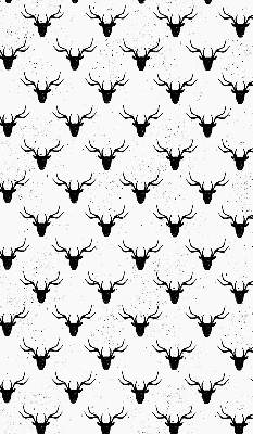 Rolgordijn verduisterend Zwarte hertenkoppen