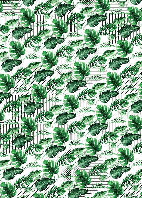 Rolgordijn verduisterend Tropische bladeren