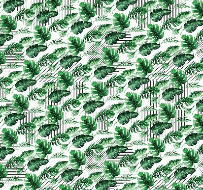 Rolgordijn verduisterend Tropische bladeren