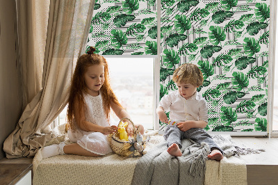 Rolgordijn verduisterend Tropische bladeren