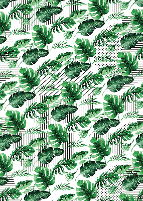 Rolgordijn verduisterend Tropische bladeren