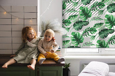 Rolgordijn verduisterend Tropische bladeren