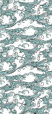 Rolgordijn voor het raam Wolken en wind