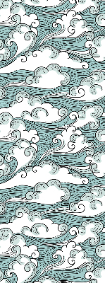 Rolgordijn voor het raam Wolken en wind