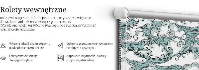 Rolgordijn voor het raam Wolken en wind