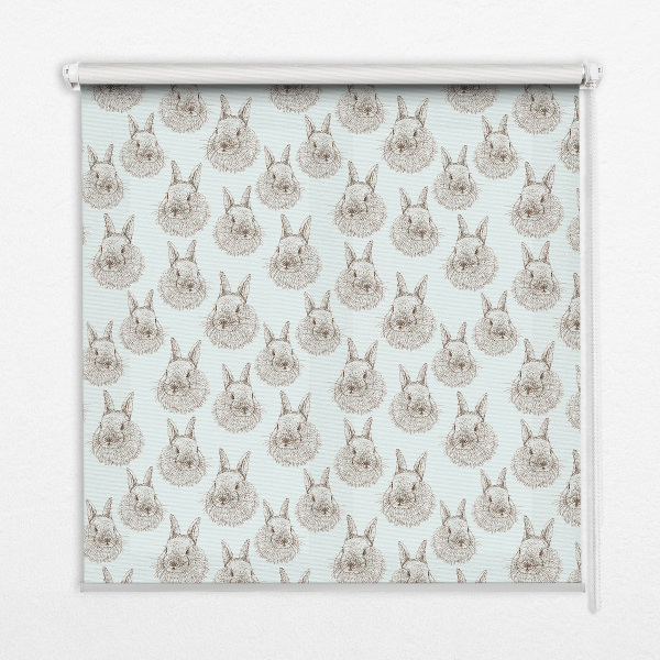Rolgordijn verduisterend Konijnen