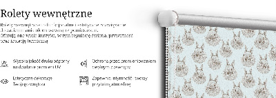 Rolgordijn verduisterend Konijnen