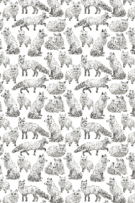 Rolgordijn voor het raam Grijze vossen