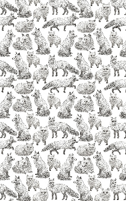 Rolgordijn voor het raam Grijze vossen