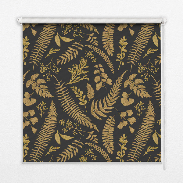 Rolgordijn verduisterend Gele varens