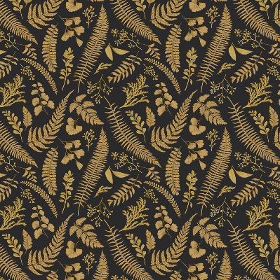 Rolgordijn verduisterend Gele varens