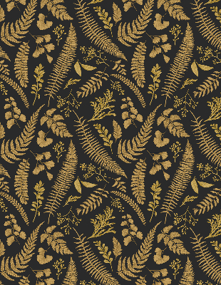 Rolgordijn verduisterend Gele varens