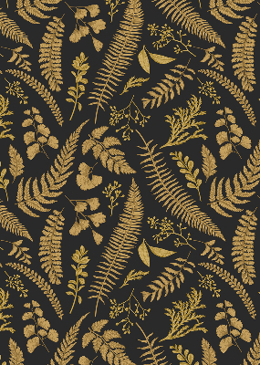 Rolgordijn verduisterend Gele varens