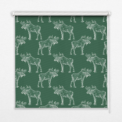 Rolgordijn verduisterend Groene eland