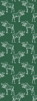 Rolgordijn verduisterend Groene eland