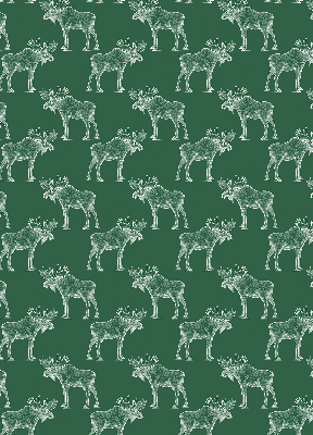 Rolgordijn verduisterend Groene eland