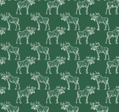 Rolgordijn verduisterend Groene eland