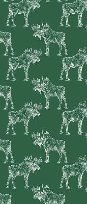 Rolgordijn verduisterend Groene eland