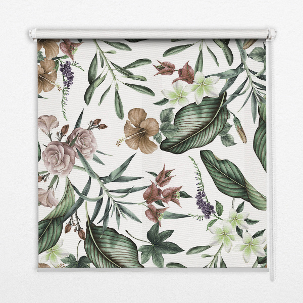 Rolgordijn voor het raam Exotische natuur