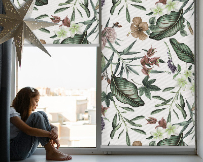 Rolgordijn voor het raam Exotische natuur